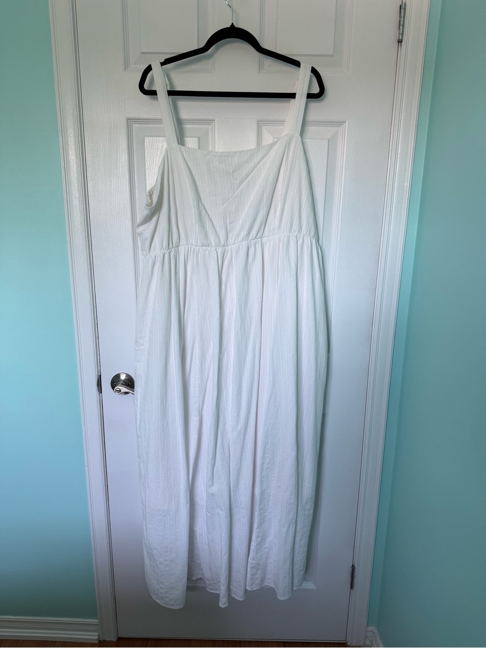 Torrid White Sleeveless Maxi Dress with Wide Straps - Size 4 (26)